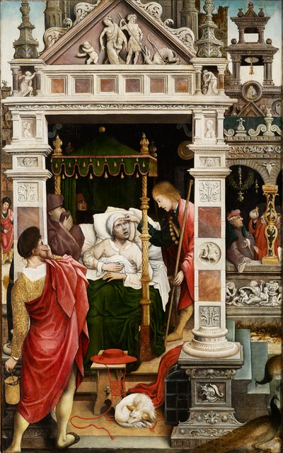 مشهد من حياة القديس روش 1517. بواسطة إيفيرت أورلي