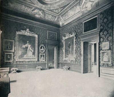 غرفة رسم الملكة كارولينز ، في قصر كنسينغتون ، c1899 ، 1901 بواسطة أير وسبوتيسوود