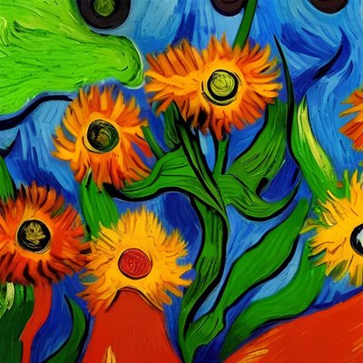 لوحات زهور انطباعية جميلة على القماش، ديكور حائط غرفة النوم، ألوان زاهية بواسطة فشتالي عبد الرحيم