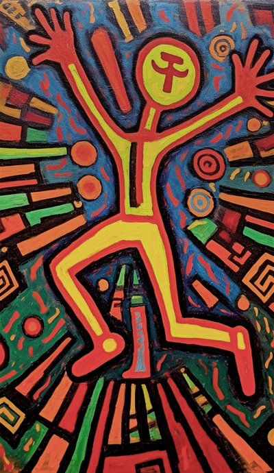 لوحة تصويرية أصلية، طباعة فنية جدارية مؤطرة ساذجة عند الطلب للبيع بواسطة فشتالي عبد الرحيم