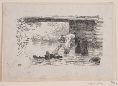 رسم توضيحي لـ "The Love Against the Stream" بواسطة إريك تيودور ويرنسكولد