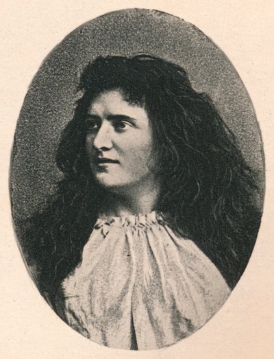فاني مودي ، c1890 ، 1895 بواسطة F. Jenkins Heliog
