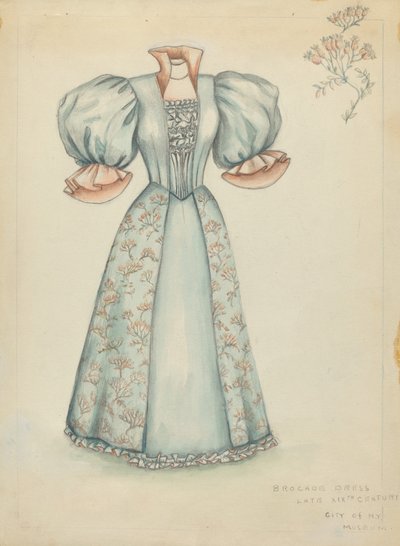 فستان بروكيد بواسطة Fanchon Larzelere