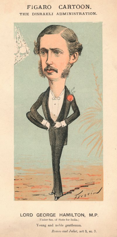 اللورد جورج هاميلتون ، النائب ، c1870 بواسطة فوستين