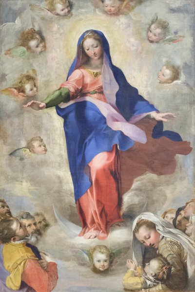 الحبل بلا دنس، حوالي عام 1575 (زيت على قماش) بواسطة Federico Fiori Barocci أو Baroccio