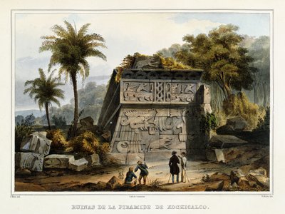 أطلال هرم Xochicalco ، 1839؟ بواسطة فيديريكو ميالهي