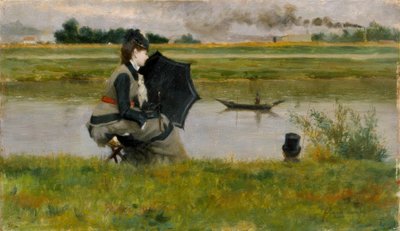 على نهر السين بواسطة فيديريكو زاندومينيغي