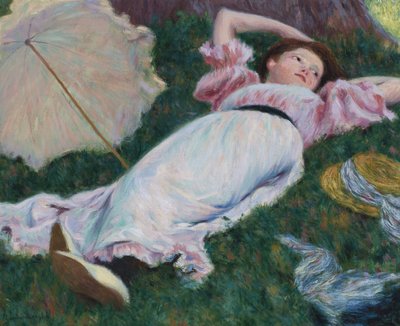 الانطباعية: مستلقية امرأة par Zandomeneghi ، Federico (1841-1917) ، ج. 1890. زيت على قماش ، 50 × 60. مجموعة خاصة بواسطة Federigo Zandomeneghi