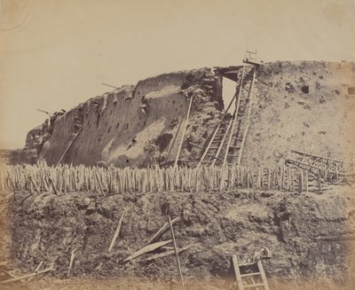 زاوية حصن تاكو الشمالي الذي دخل فيه الفرنسيون ، 21 أغسطس 1860 ، 1860. بواسطة فيليس بيتو