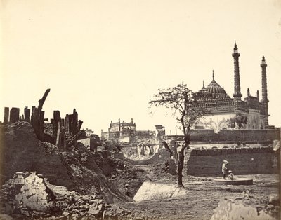 بطارية بالقرب من بيجوم كوتي. الهجوم الثاني للسير كولين كامبل في مارس 1858 بواسطة فيليس بيتو