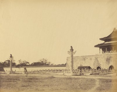 مدخل القصر الشتوي ، بيكين ، أكتوبر 1860 بواسطة فيليس بيتو