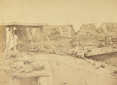 الجزء الداخلي من المدخل البريطاني ، نورث فورت 21 أغسطس 1860 بواسطة فيليس بيتو