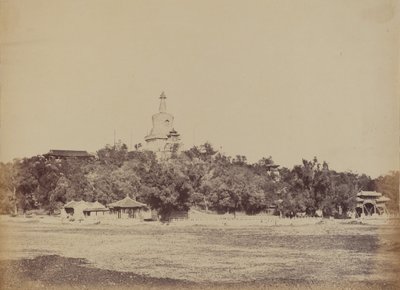 المعبد العظيم في القصر الإمبراطوري الشتوي ، بيكين ، 29 أكتوبر 1860 بواسطة فيليس بيتو
