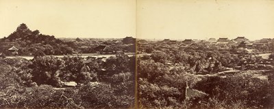 منظر لقصر الشتاء الإمبراطوري ، بكين ، يظهر التل الاصطناعي ، 29 أكتوبر 1860 بواسطة فيليس بيتو