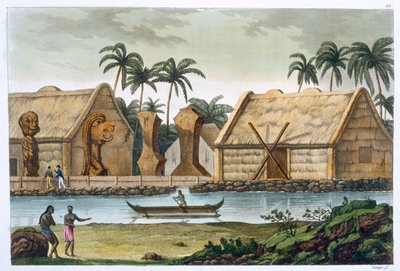 "قبر Tamahamah في Kaiakakooa ، جزر ساندويتش" ، 1820-1839 بواسطة فيليس كامبي