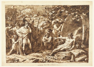رسم، الإسكندر الأكبر وديوجين، 1820-1822 بواسطة فيليس جياني