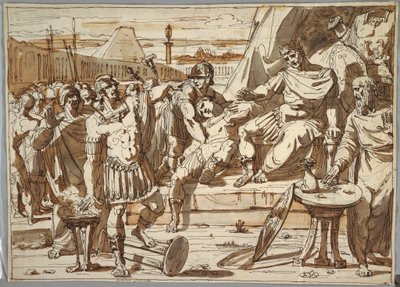 الرسم، كايوس موشيوس سكايفولا وبورسينا، 1800-1820 بواسطة فيليس جياني