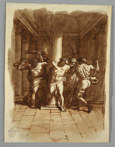 رسم، صفحة كراسة الرسم: جلد المسيح، 15-1810-1810 بواسطة فيليس جياني