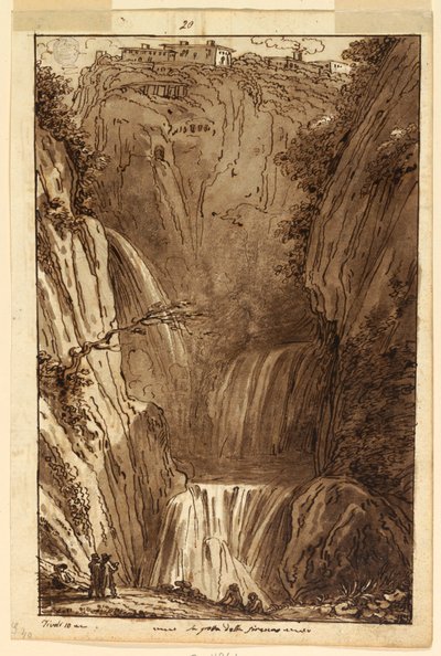 رسم، مغارة حورية البحر في تيفولي، حوالي 1813 بواسطة فيليس جياني