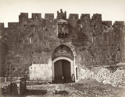 باب القديس اسطفانوس في القدس بواسطة فيليكس بونفيس