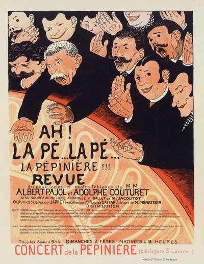 La Pepiniere Revue ، حوالي 1896-1899. بواسطة فيليكس إدوارد فالوتون