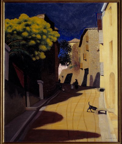Mimosas in bloom in Cagnes in 1921 Painting by Felix Vallotton (1865-1925) بواسطة فيليكس إدوارد فالوتون