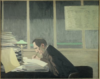 صورة فيليكس فينيون (1861-1944) ، ناقد فني ، صحفي ومدير مجلة في La revue blanche "لوحة لفيليكس فالوتون (1865-1925) (ec.suiss) بواسطة فيليكس إدوارد فالوتون