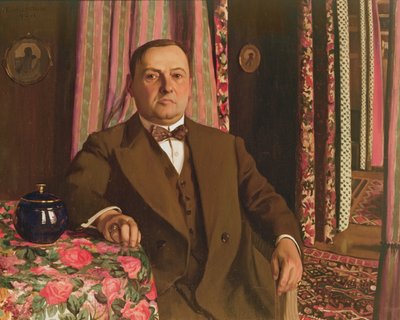 صورة لجورج إي هاسن 1913 بواسطة Felix Edouard Vallotton