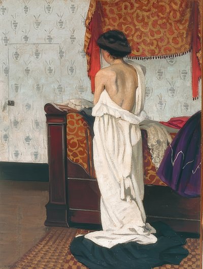 عمل الظهر في الداخل. 1902 بواسطة Felix Edouard Vallotton