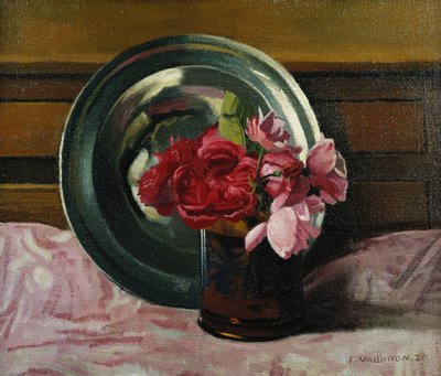 لا تزال الحياة مع الورود. Nature Morte aux Roses ، 1920 بواسطة فيليكس إدوارد فالوتون