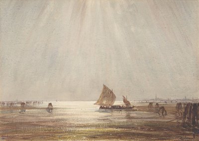 قارب صيد البندقية ، nd. بواسطة فيليكس فرانسوا جورج فيليبرت زيم