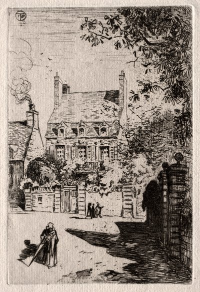 في المقاطعة: The House at Orléans ، ج. 1875. بواسطة فيليكس هيلير بوهوت