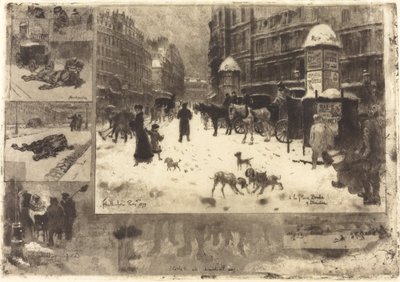 شتاء باريس شتاء في باريس 1879. بواسطة فيليكس هيلير بوهوت