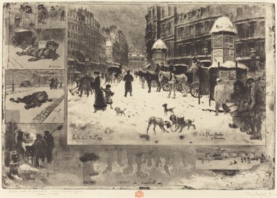 شتاء باريس شتاء في باريس 1879. بواسطة فيليكس هيلير بوهوت