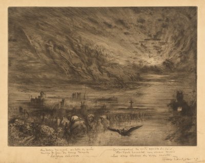 أرواح Les Esprits des Villes Mortes من مدن الموتى ، 1885. بواسطة فيليكس هيلير بوهوت