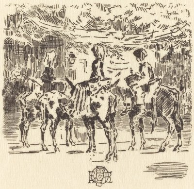 حمير لوشون الصغيرة ، 1873. بواسطة فيليكس هيلير بوهوت