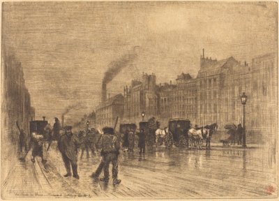 شتاء الصباح على الأرصفة ، 1883. بواسطة فيليكس هيلير بوهوت