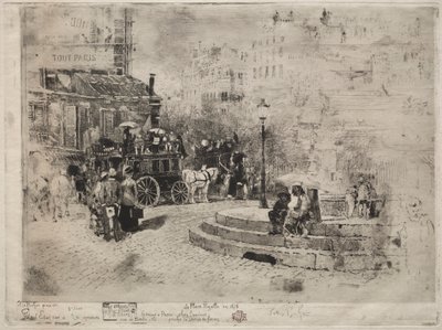 ضع Pigalle في عام 1878 بواسطة فيليكس هيلير بوهوت