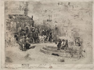 ضع Pigalle في عام 1878 ، 1878. بواسطة فيليكس هيلير بوهوت