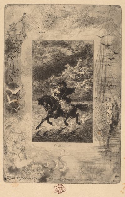 Ryno et Hermangarde Ryno and Hermangarde ، 1847-1898. بواسطة فيليكس هيلير بوهوت