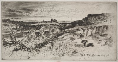 كنيسة سانت ميشيل في lestre ، 1881. بواسطة فيليكس هيلير بوهوت