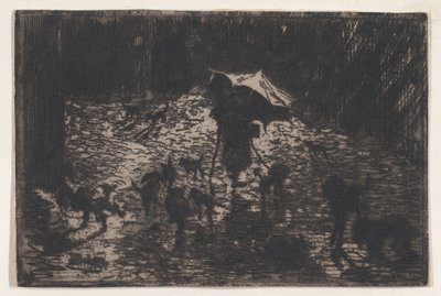 The Night Prowlers Les Noctambules ، 1865-98. بواسطة فيليكس هيلير بوهوت