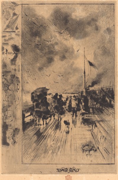 رصيف في إنجلترا ، 1879. بواسطة فيليكس هيلير بوهوت
