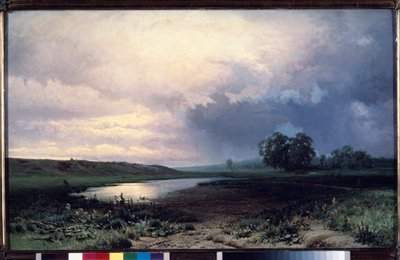 مروج inondees (Flooded Meadow) - Peinture de Fyodor Alexandrovich Vasilyev (Feodor Alexandrovich، Fiodor Alexandrovitch Vassiliev) (1850-1873) ، huile sur toile بواسطة فيودور الكسندروفيتش فاسيليف