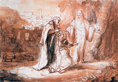 ظهر ملاك الرب لزوجة منوح ... ، c1636-1680 بواسطة فرديناند بول