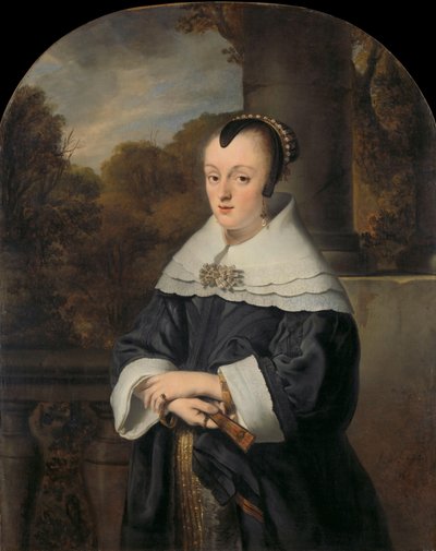 صورة ماريا ري ماريا راي (1630 / 31-1703). زوجة رويلوف مولينير بواسطة فرديناند بول