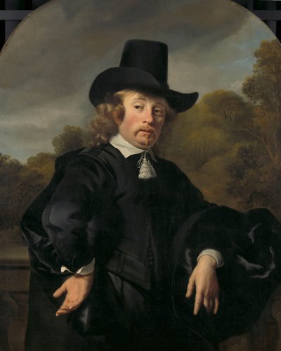 صورة رويلوف مولينير رويلوف ميولينير (1618 / 19-1691). Amsterdam Mercantile Courier أو Postmaster على طريق أنتويرب بواسطة فرديناند بول