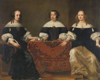 صورة لأصحاب الثروات الثلاثة في Leprozenhuis ، أمستردام ، c.1668 بواسطة فرديناند بول