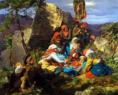 الحج المتقطع الحاج المريض ، 1858 بواسطة فرديناند جورج والدمولر