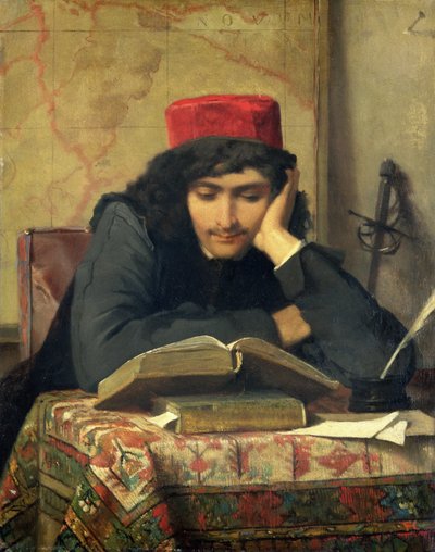 القارئ ، 1856 بواسطة فرديناند هايلبوث